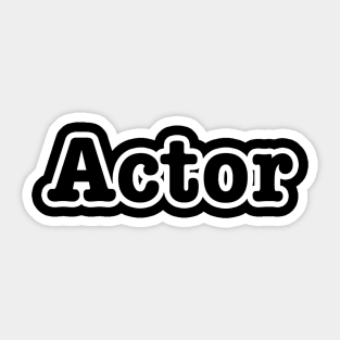 Actor Sticker
